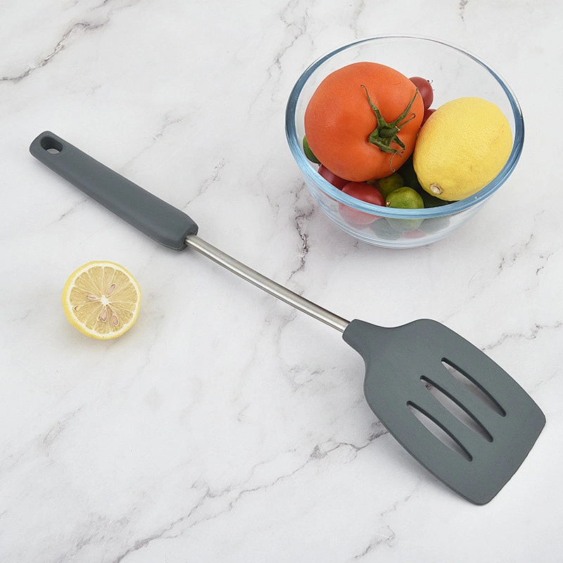 Kitchen Tool Silicone Wide Slotted Turner Wholesale